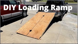 How To Build A Truck Loading Ramp