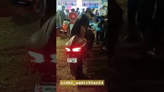 Insane Beast Hayabusa Exhaust Flames Display at Goa #ibw23 #hayabusa #exhustfire #streetbeast #flame