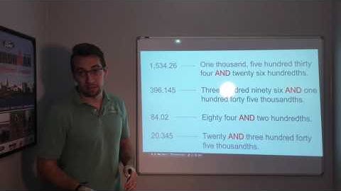 Decimals - Word Form