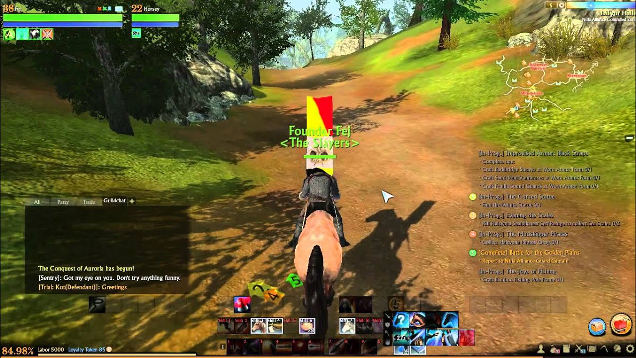 My cape bugged out! O (archeage) YouTube