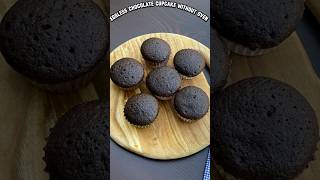 Easy Eggless Chocolate Cupcake Recipe Without Oven
