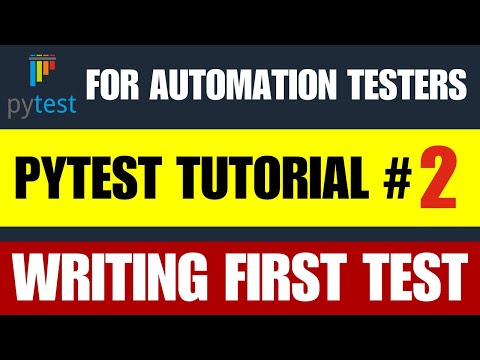 Pytest beginner tutorial