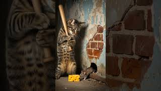 Shocking Cat Waits Mouse... What Next