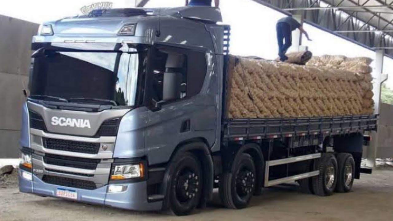 CAMINHÃO SCANIA FRENTE REBAIXADO E ARQUEADO