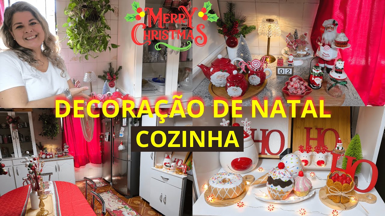 NATAL 2024🎅 DECORANDO A COZINHA PARA O NATAL 2024🎄DESABAFO #decoração #cozinha #natal2024