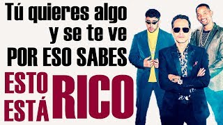 ESTÁ RICO con LETRA 🎶 - Marc Anthony, Will Smith, Bad Bunny