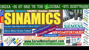 SIEMENS SINAMICS rotary encoder issues, swap encoder direction, servo motor encoder types,  Tamagawa