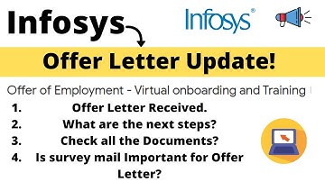 Infosys Offer letter Received | Check Your Mail | Good News after Filling Survey Mail #infosysoffer