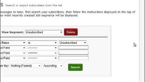 How To Remove Unsubs & Inactive Subscribers In Aweber