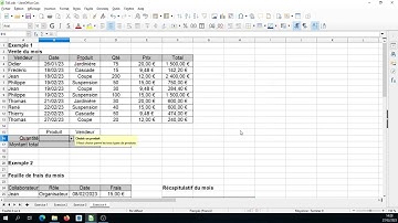 Tuto vidéo : Créer des listes déroulantes (Validité) dans LibreOffice Calc