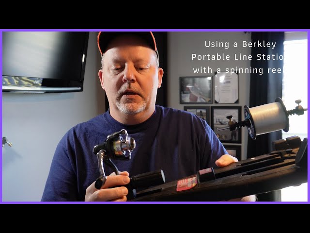 How to put fishing line on a spinning reel using a Berkley Portable