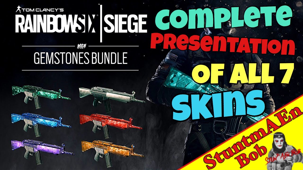 Presentation Of All 5 Seasonal Universal Weapon Skins Operation Blood Orchid Rainbow Six Siege Youtube