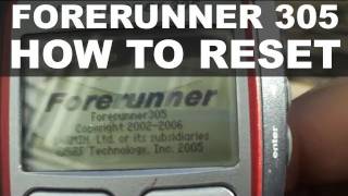 Garmin Forerunner 205 305 - Hard Reset - When it is Dead-Resetting screenshot 5