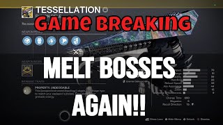 Game Breaking Melt Bosses Again! Tessellation Glitch Might Be Disabled