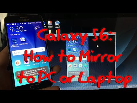 Galaxy S6 & Edge: How to Mirror to Laptop or PC (Mac & Windows)