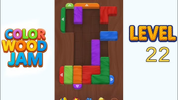 Color Wood Jam Level 22 Walkthrough Solution