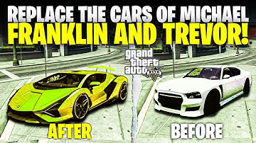 HOW TO REPLACE CAR OF FRANKLIN, TREVOR OR MICHAEL IN GTA 5 | MODS 2024