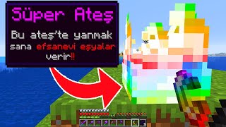 minecraft AMA oyunda özel ATEŞ'ler var!!