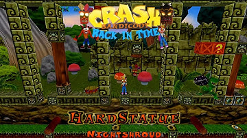 Crash Bandicoot - Back In Time Fangame: Aangepast level: Hard Standbeeld door Nightshroud