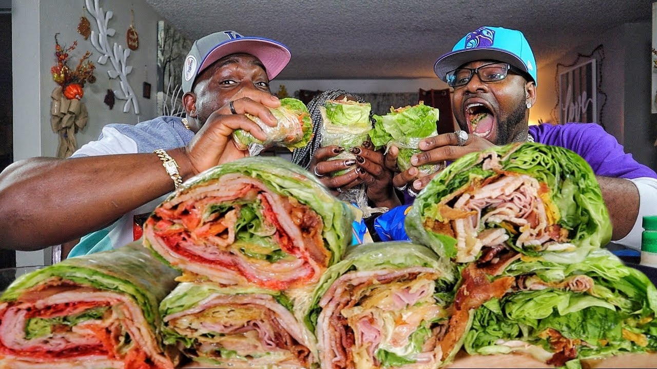 THE 3-2-3 BIG BOLD LETTUCE WRAP CHALLENGE By @Get Lit Wit Moe & @Big Mack