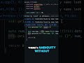 (20/100) AVOID using namespace std; ⚠️