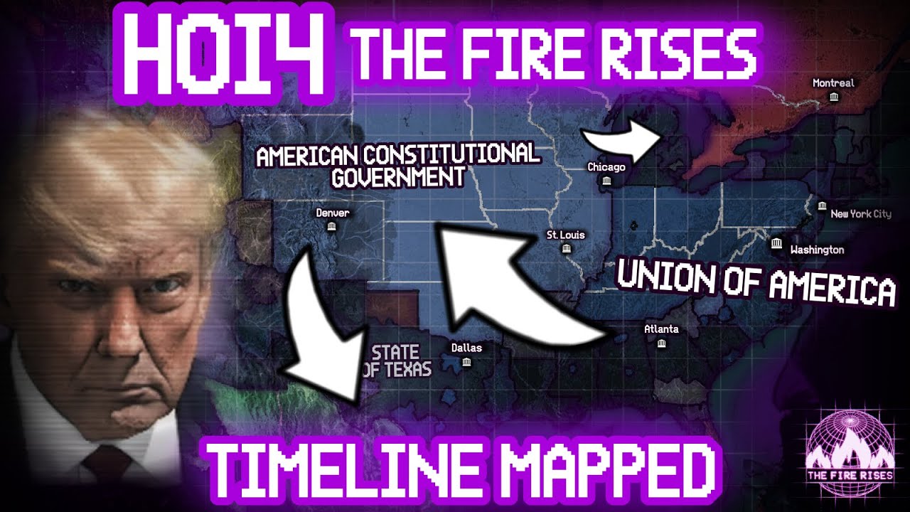 HOI4 The Fire Rises Timeline (2020 - 2028) - YouTube