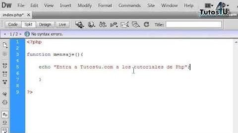 Declarar Funciones (Function). Tutorial 30. Curso de Programación Php y MySql en Español.