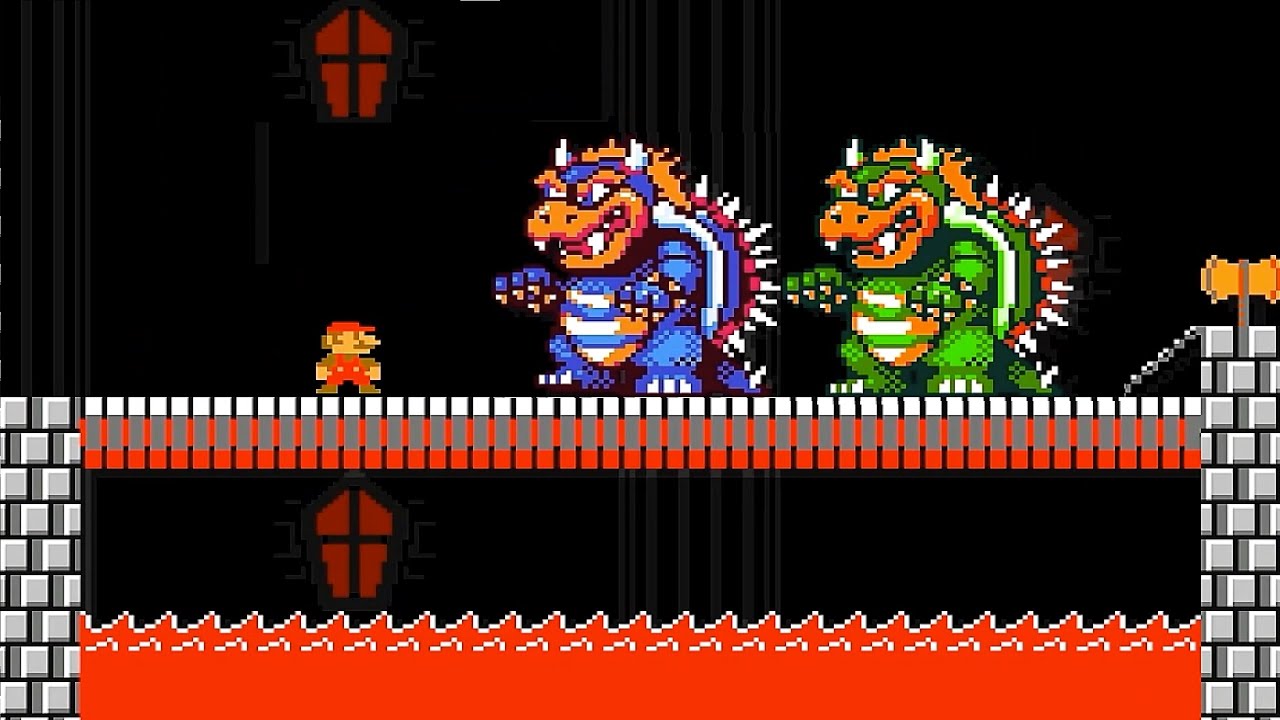 Super Mario Bros Remastered HD: NEW Bowser