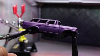 Custom Hot Wheels 56 Nomad Lowered with Pearlized Paint