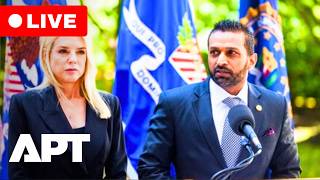 LIVE | Bondi, Patel, Pirro Make Major Announcement at DOJ | WATCH | APT