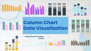 Showcase of 6 Column Chart Data Visualization Design
