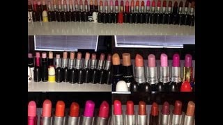 MAC Lipstick Collection with LIP SWATCHES!