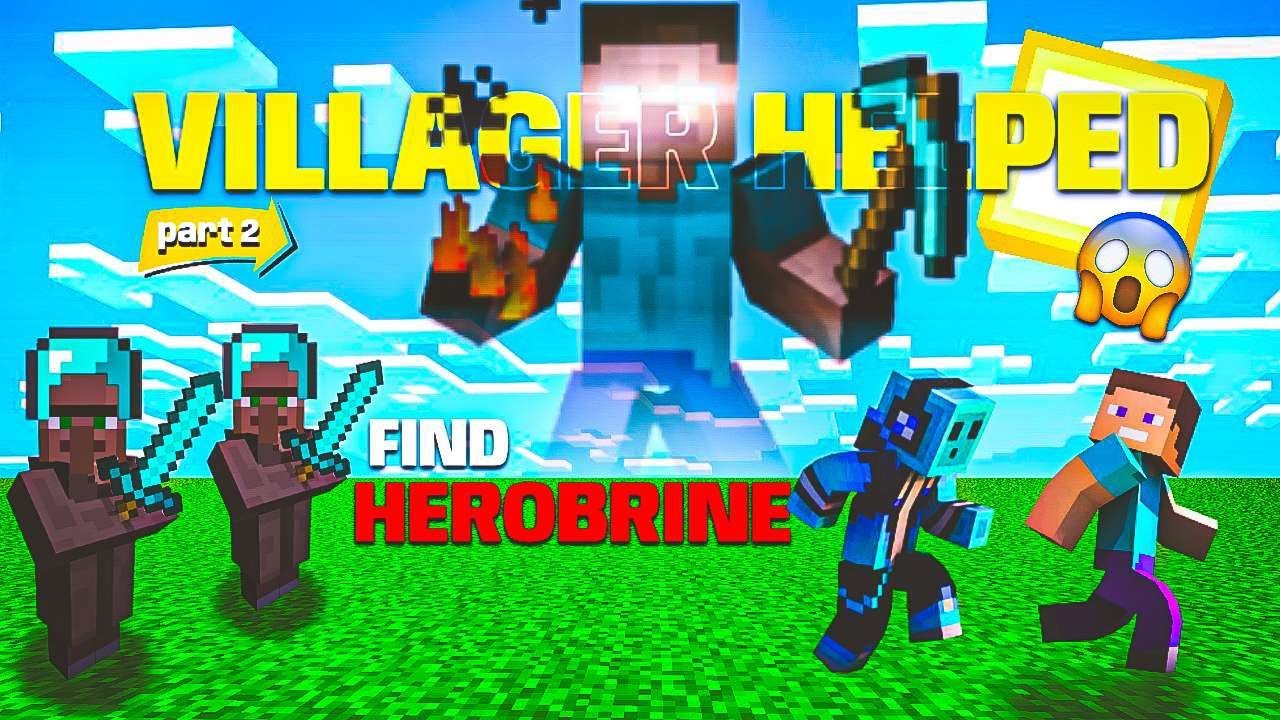 Minecraft Villager Helped Us To Find Herobrine