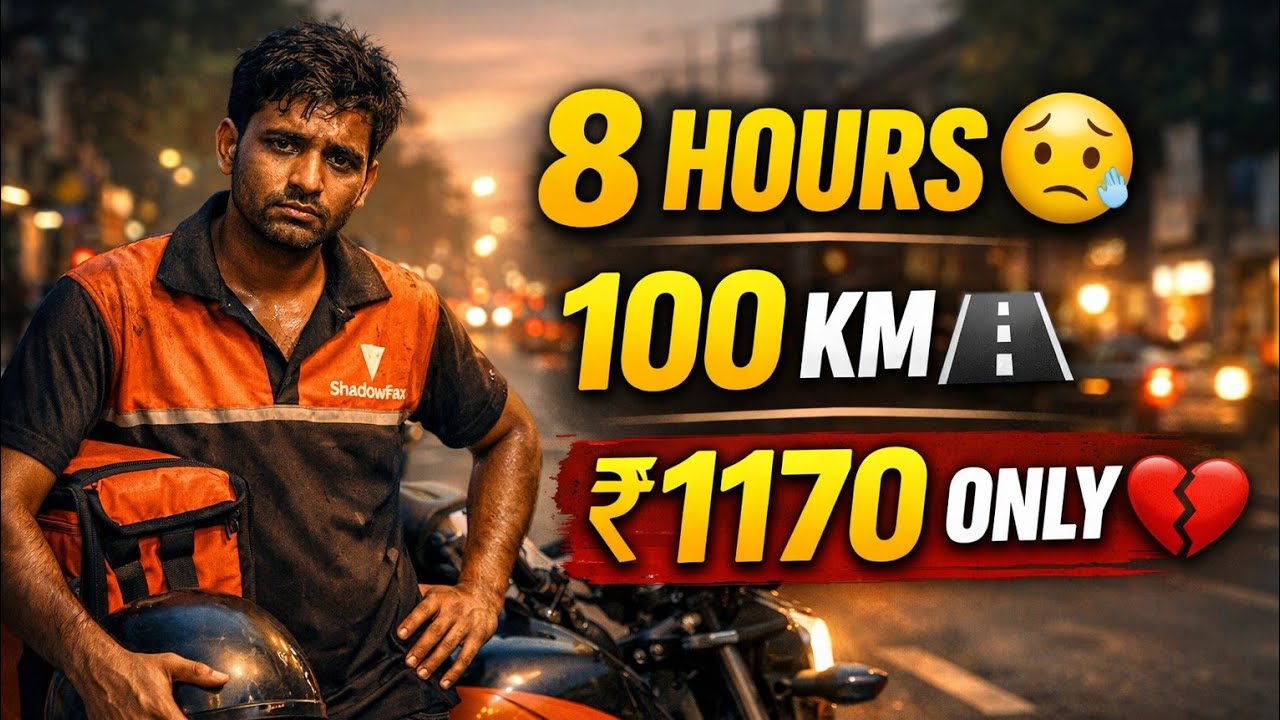 8 Ghante | 100 KM | Sirf ₹1170 😔 | Sunday Shadowfax Reality  Hyderabad 