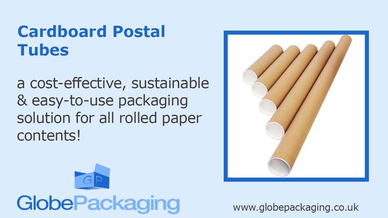 Postal Tubes Cardboard Tube Mailers www.globepackaging.co.uk YouTube