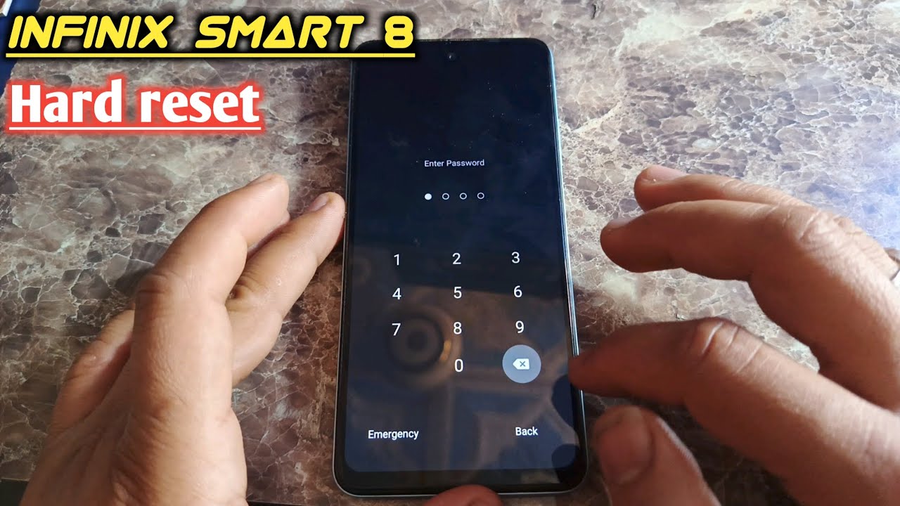 Infinix x6525 hard reset | infinix smart 8 hard reset - YouTube