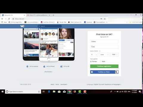 Video: Cara Mendaftar Di Jejaring Sosial VKontakte