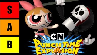 Cartoon Network Punch Time Explosion XL Tier List