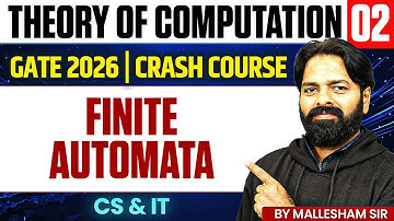 Theory Of Computation 02 | Finite Automata | CS & IT | GATE Crash Course