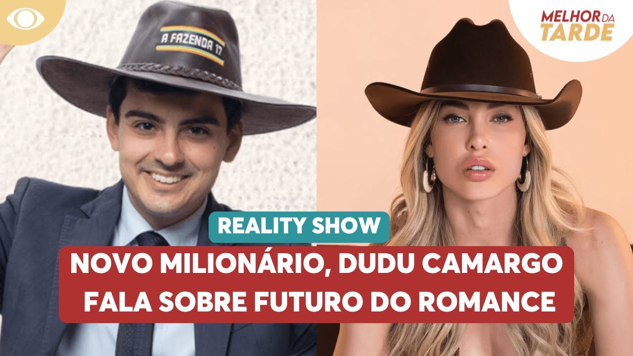 Novo milionário, Dudu Camargo fala sobre futuro do romance