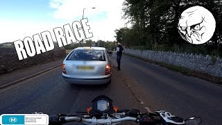 ROAD RAGE! Car vs Bike vs Car | Idiot Drivers!