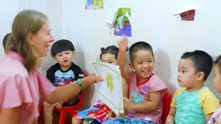 How to Teach a Group 3-year-old Kids in Kindergarten? | Simple Games for an ESL Class in Vietnam