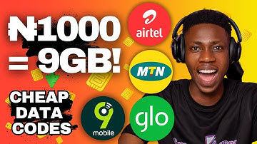 Get 9GB Data for ₦1000! Top 10 Codes for Cheap Data Plans (MTN, AIRTEL, GLO, 9MOBILE) #cheapdata