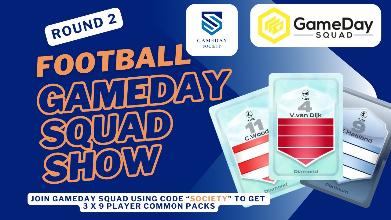 Round 2 GameDay Squad Football showwith live Q+A