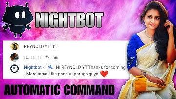 How to set automatic NIGHTBOT Command in Live Stream #chiquitaliayt #liaislive #bgmi #pubg