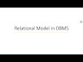 Relational Model in DBMS | RDBMS | Keys | Constraints | Anamolies