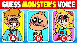 DELIHT'S FAMILY🔊👪 Guess The Smiling Critters Voice | Poppy Playtime Chapter 3 Characters