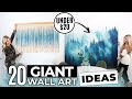 20 Large Wall Art IDEAS that are SUPER AFFORDABLE and CHEAP!!!