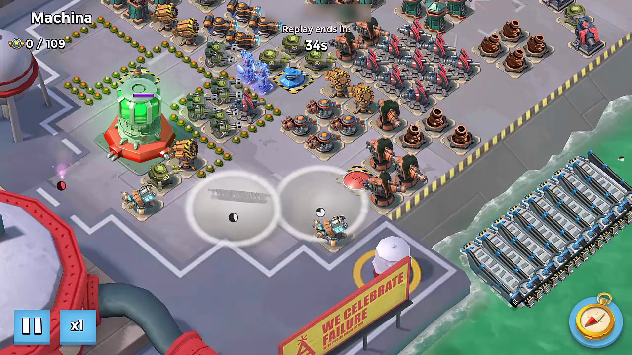 Boom Beach - Operation Stronghold Strategy - Machina (Solo attack Zooka)