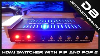 HDMI Switcher 2×1 Multiviewer With PIP and POP Part 2 The Heat Problem Mod